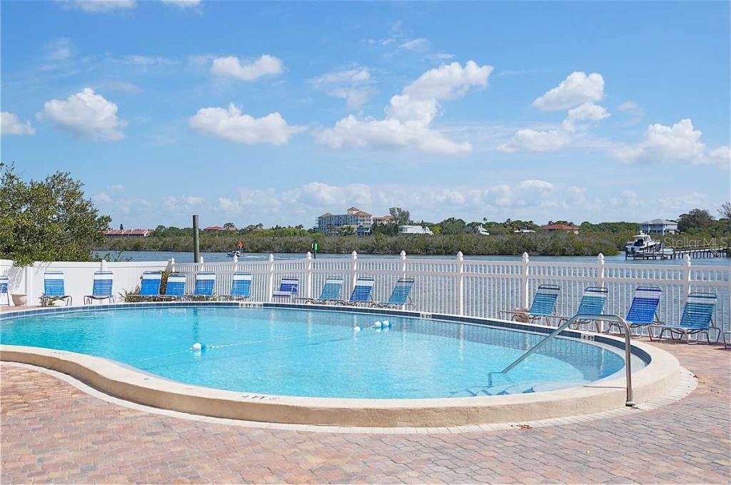 ...Bay Shores Yacht & Tennis Club Enjoys a  Heated Pool & Spa ..