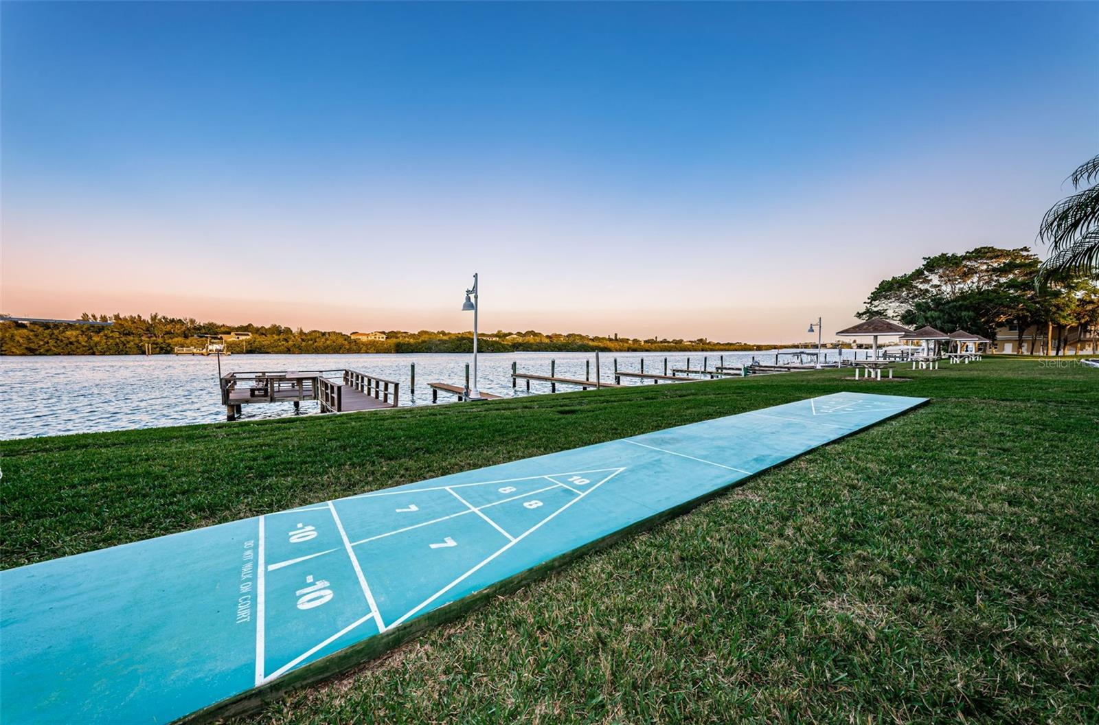 ... Water Front Amenities ..Shuffle Board..