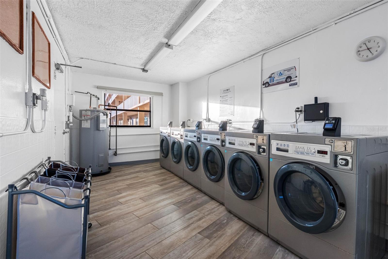 ...Remodeled Laundry Rooms on Site with Credit Card Access. Photo #2..
