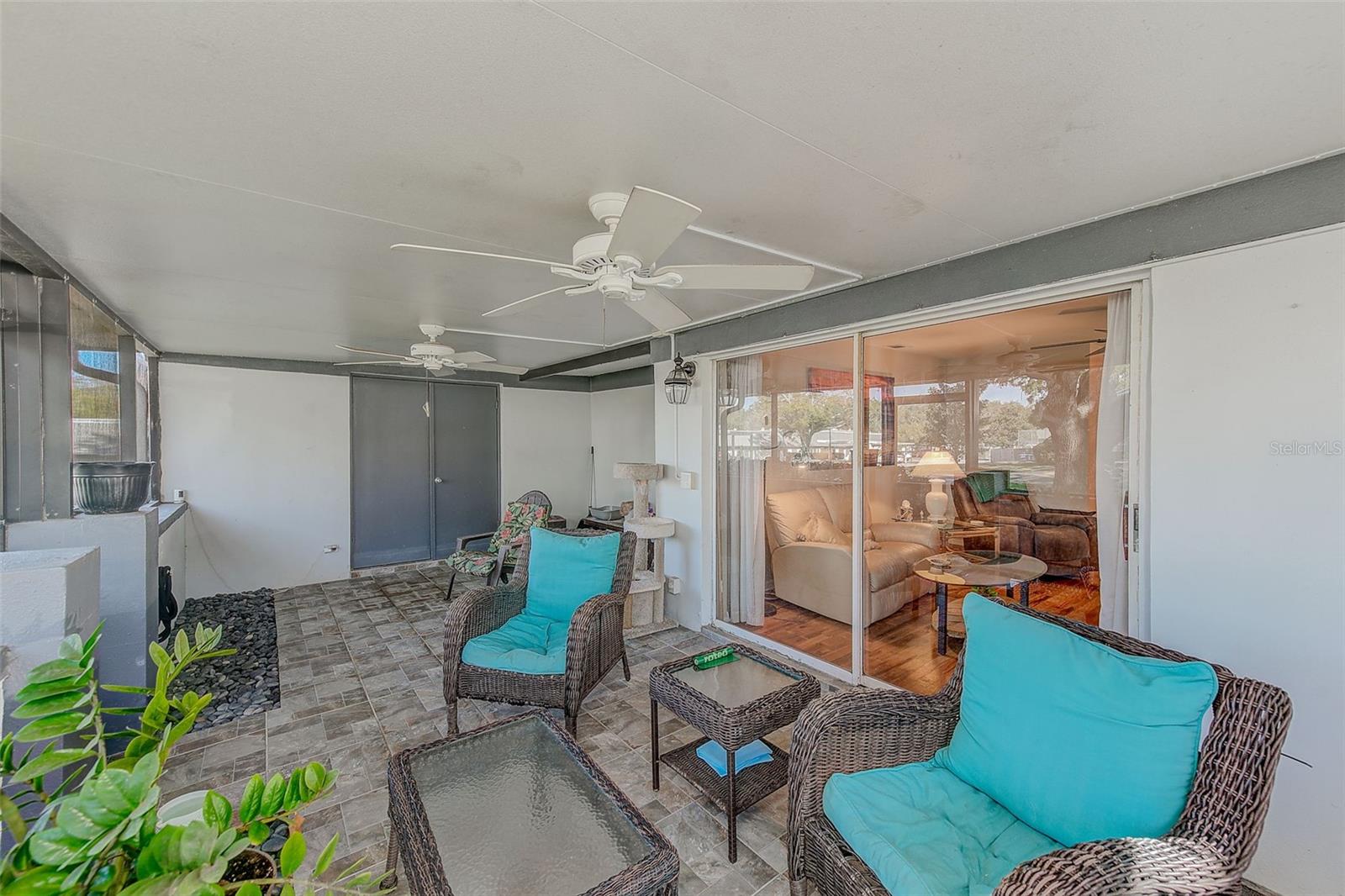 View of screened lanai