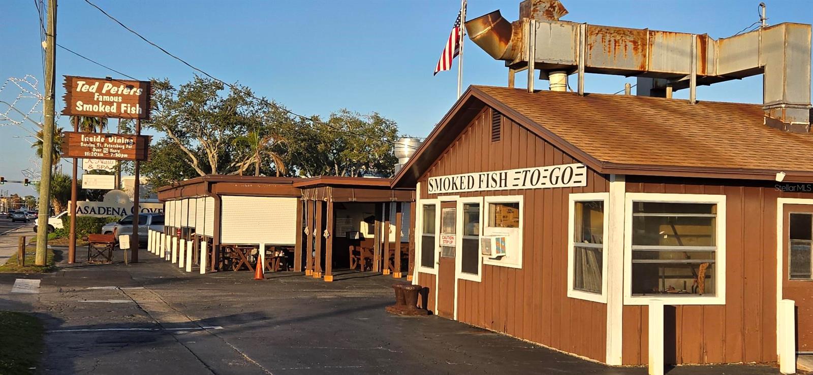 Historic Ted Peters Fish House in South Pasadena.