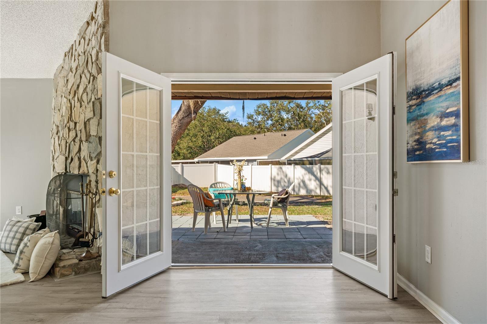 Dining room and side porch