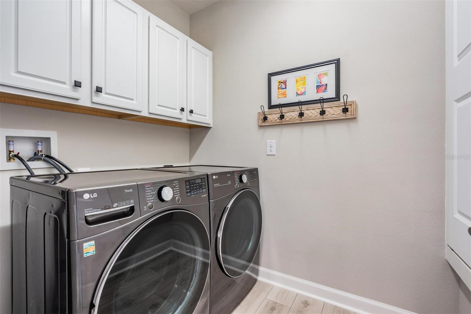Cabinets in laundry room!