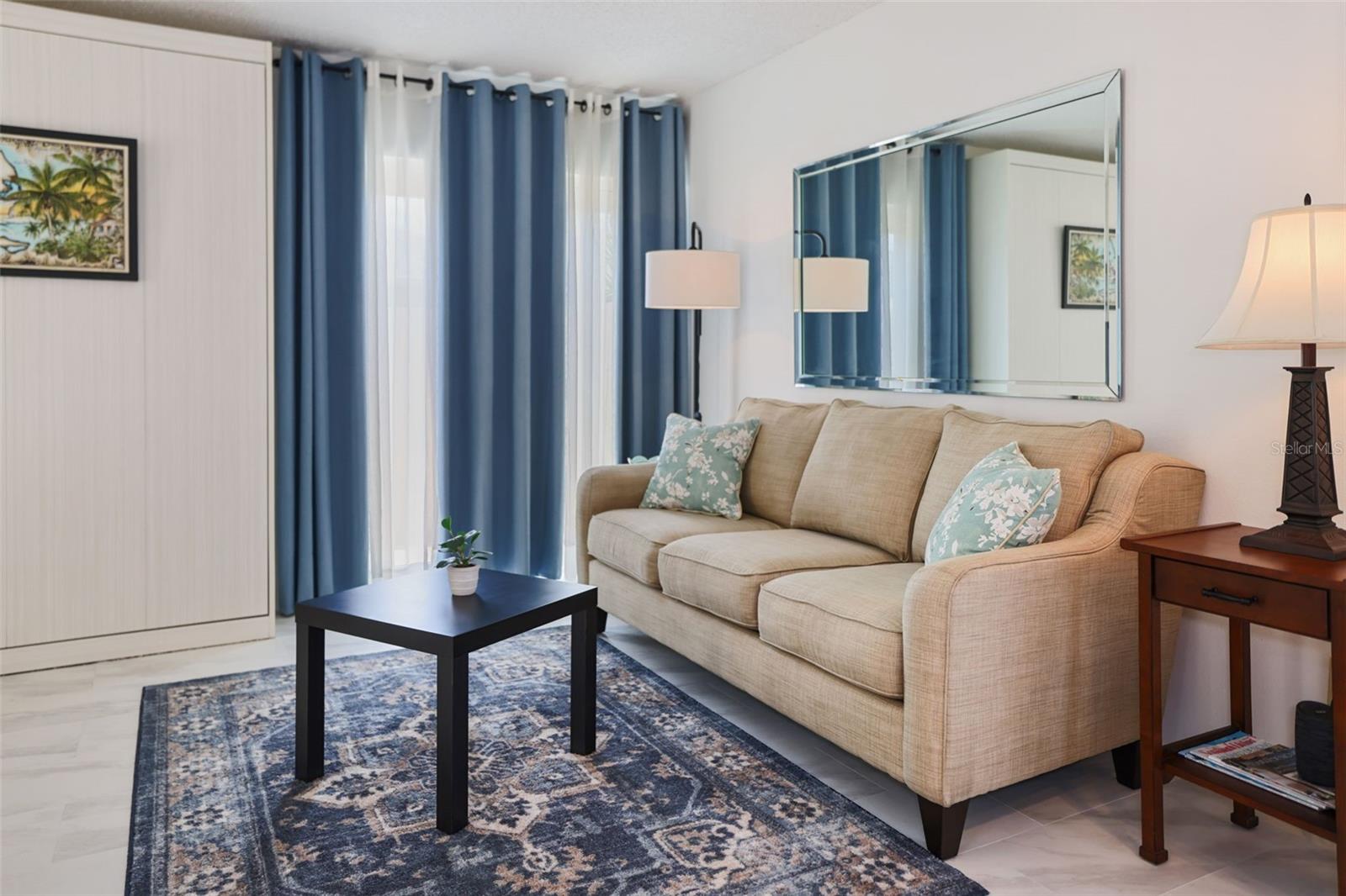 Beautiful IMPACT sliding glass door to porch