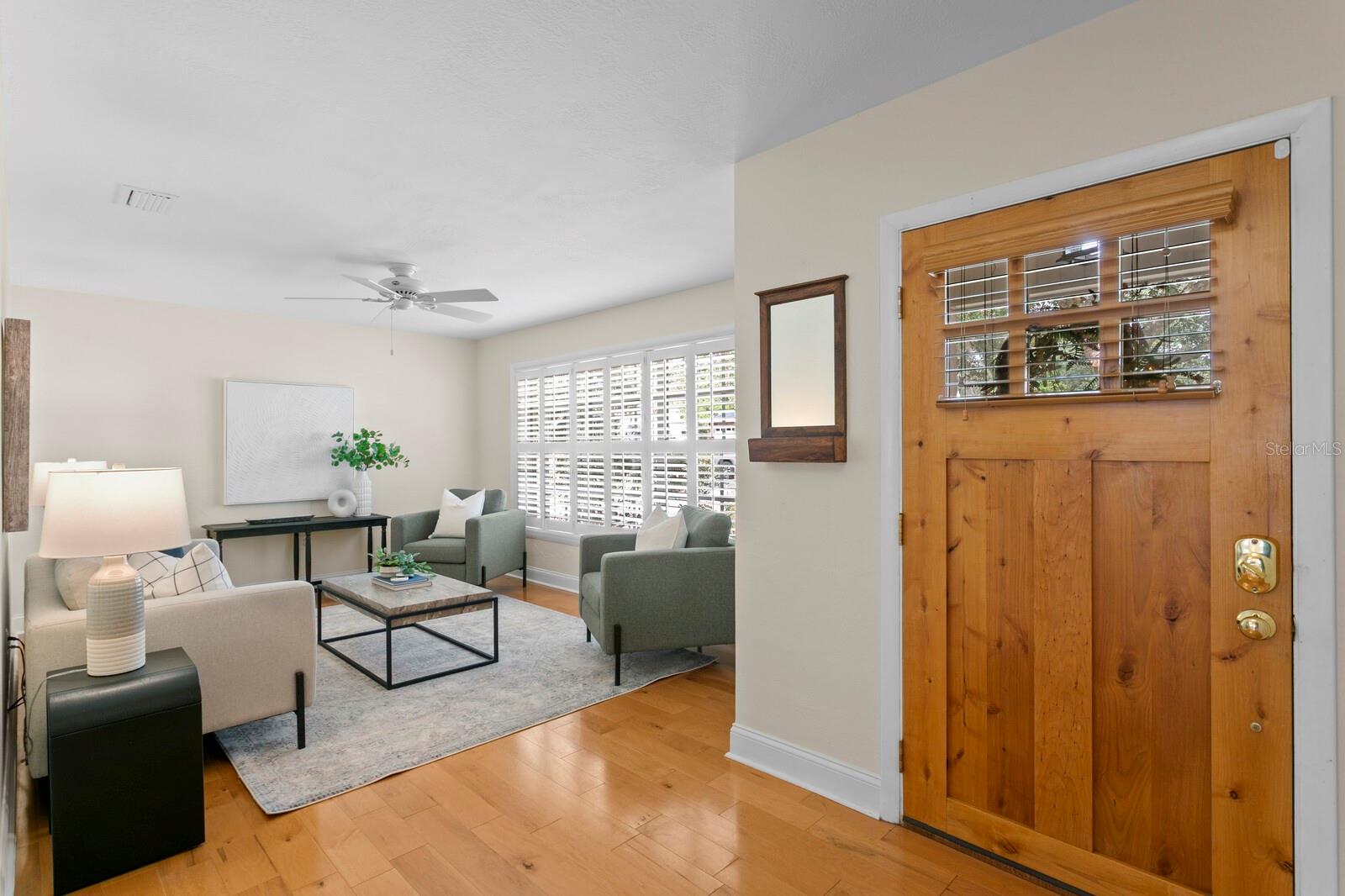 Gleaming Pinewood Floors