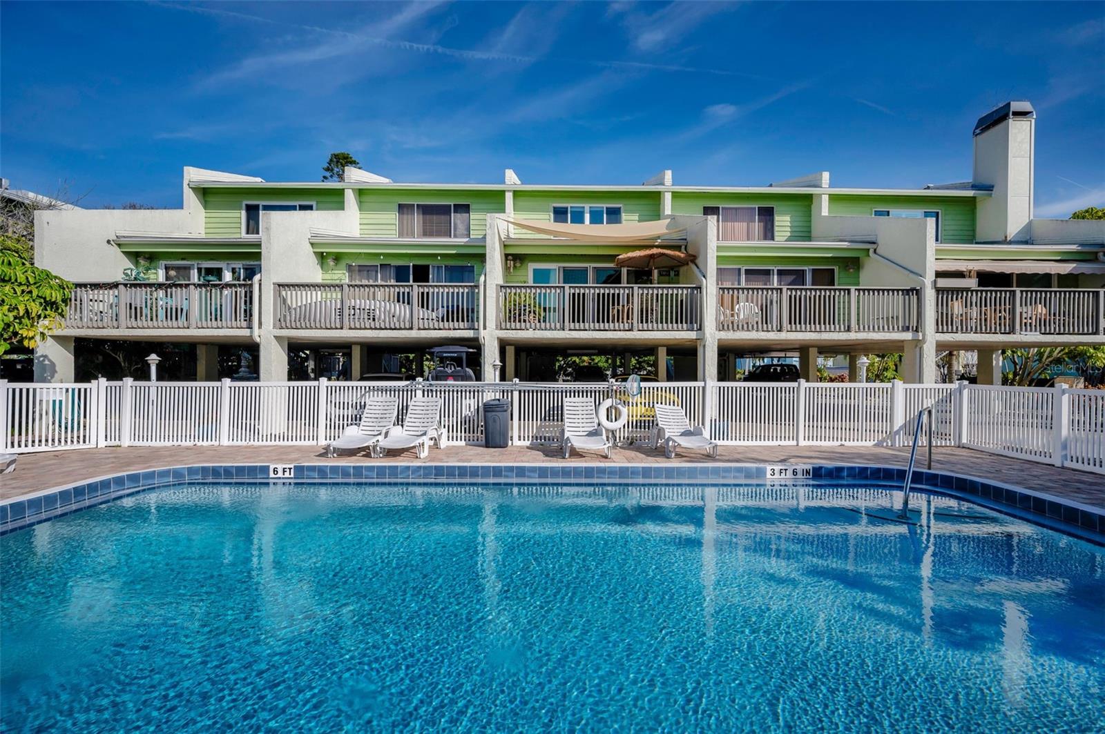 Patio and Poolside area
