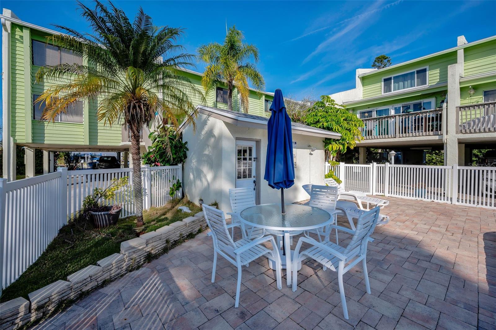 Patio and Poolside area