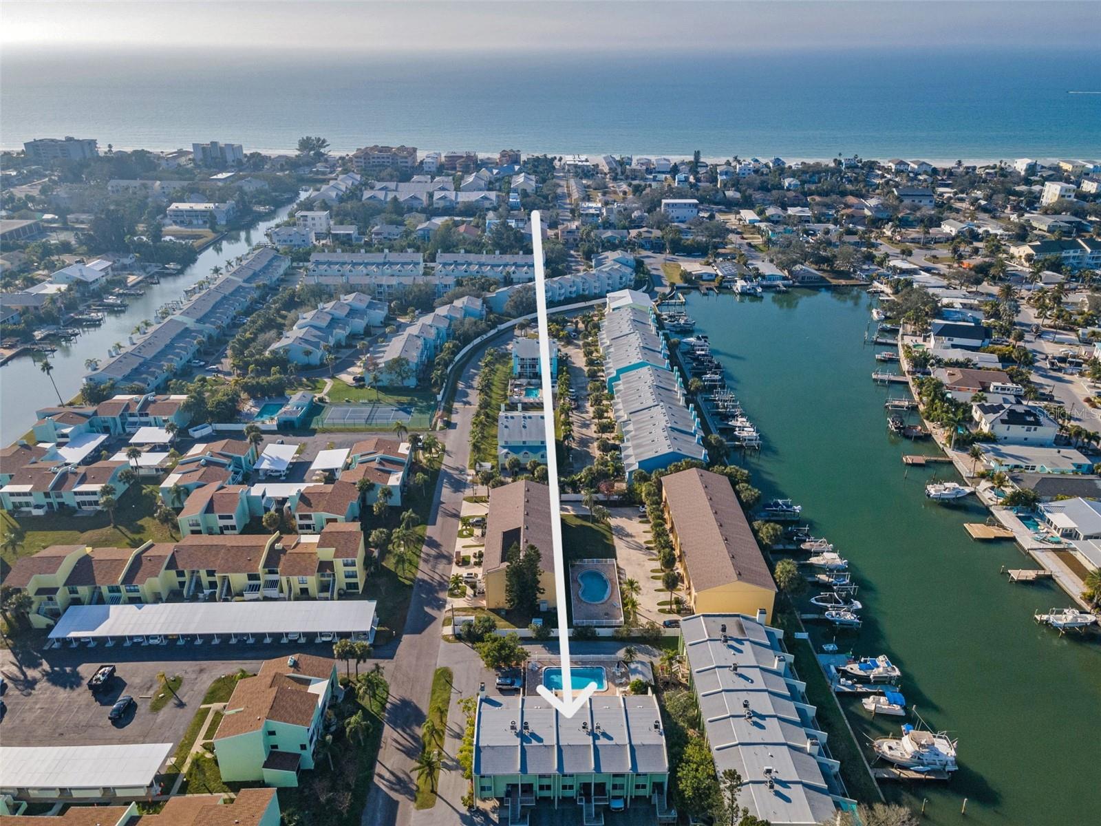 Just blocks from the Gulf of Mexico!