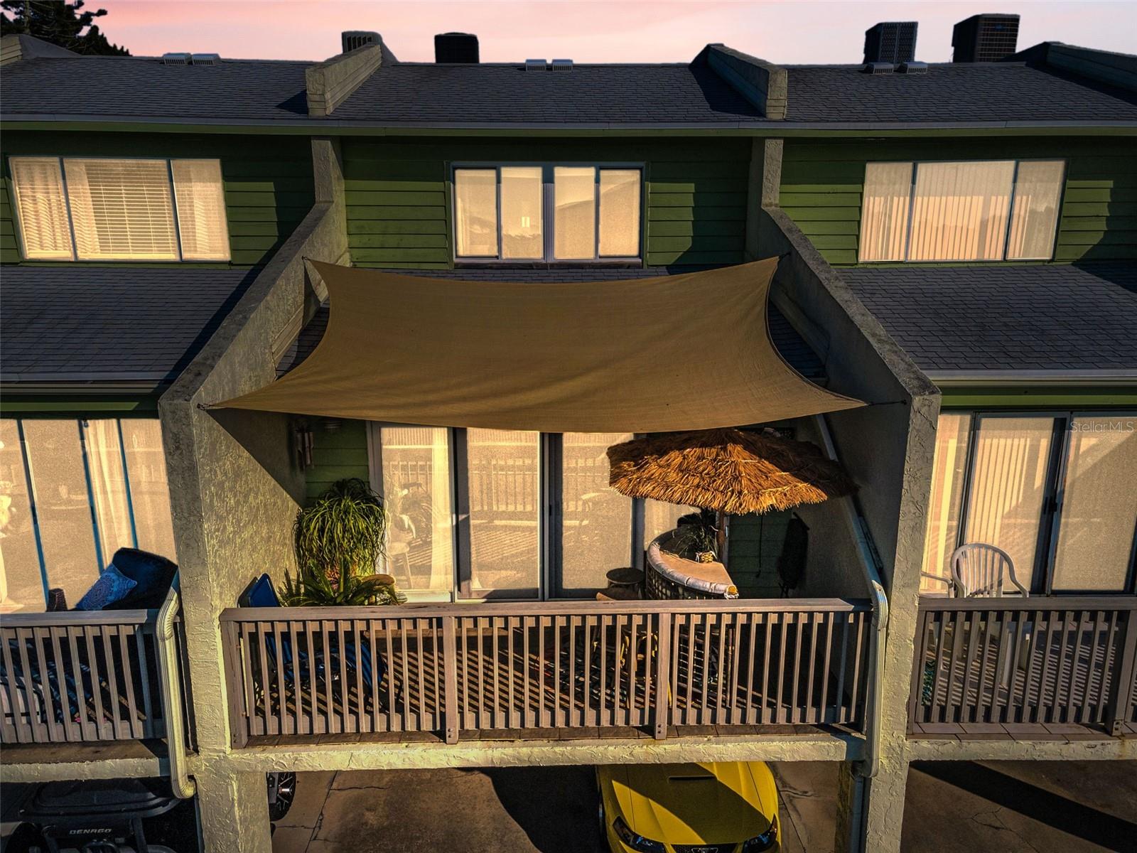 Evening view of the Balcony