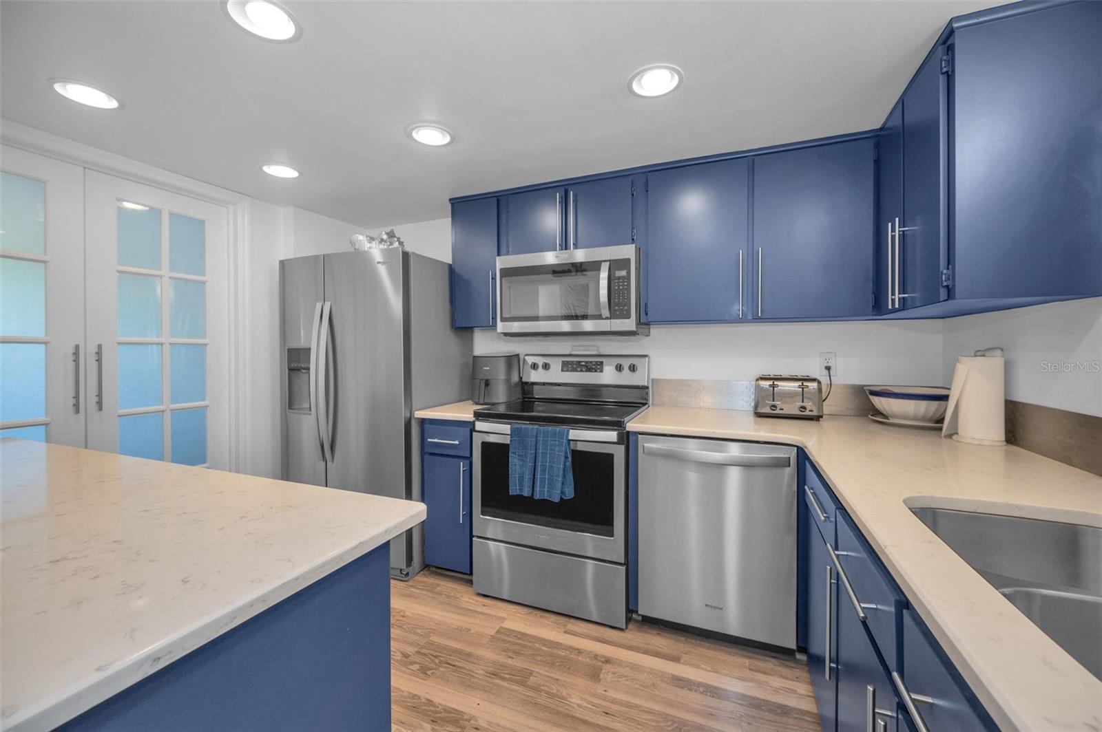 Totally Renovated Coastal Contemporary Kitchen