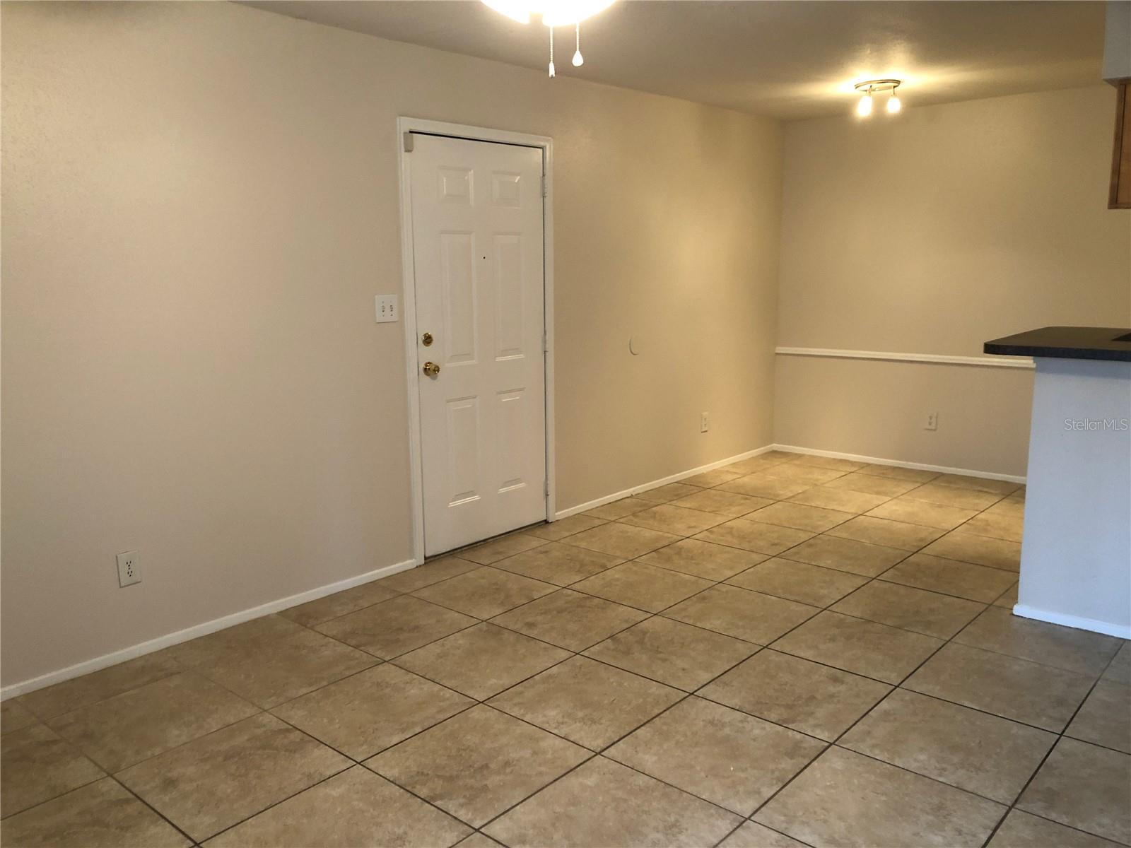 Open Living, Dining and Kitchen