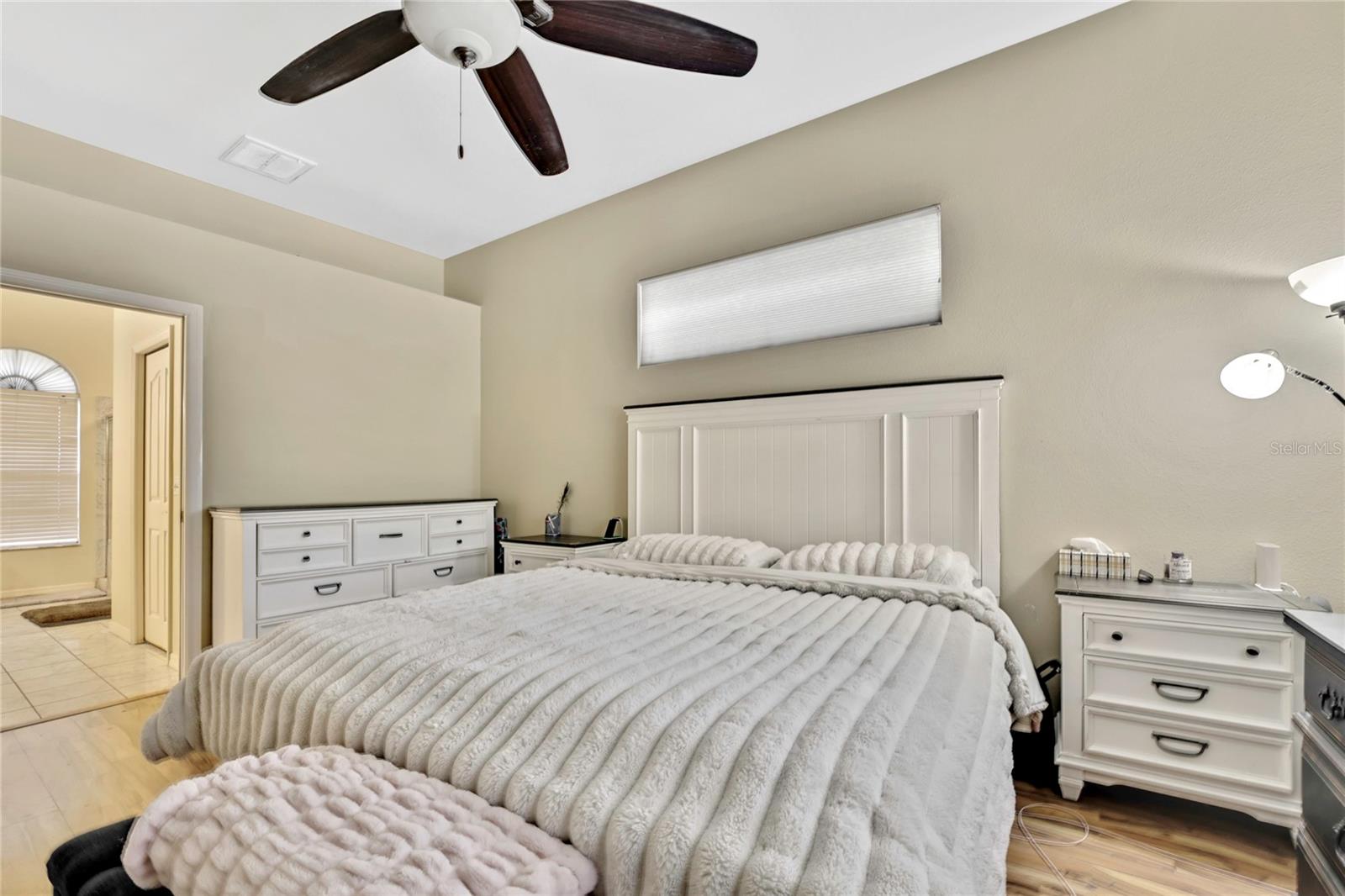 front view of master suite