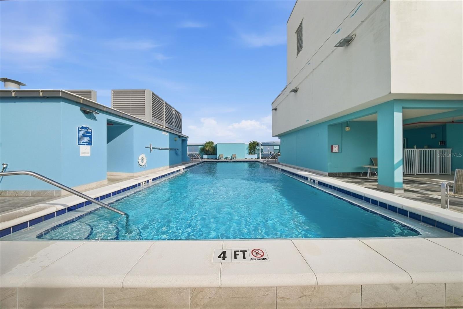 Nothing like a dip after an afternoon of fun in the city....