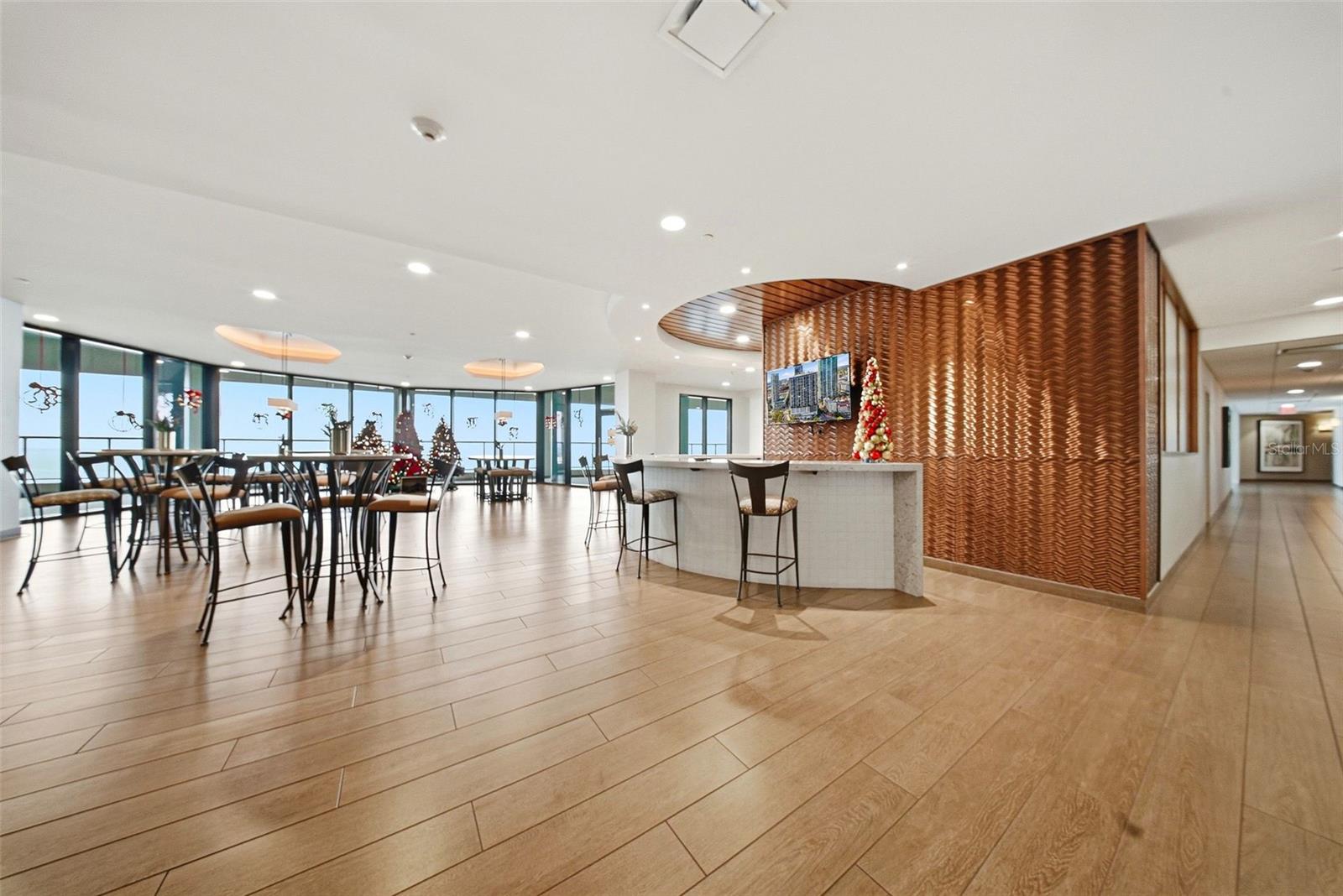 Throw your private party at the social club. YOU will LOVE the views.