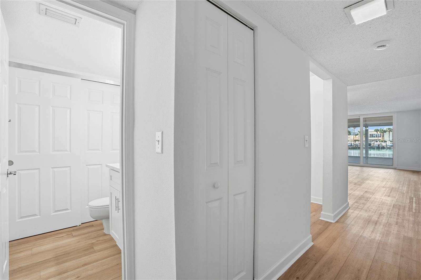 Entry with half bath