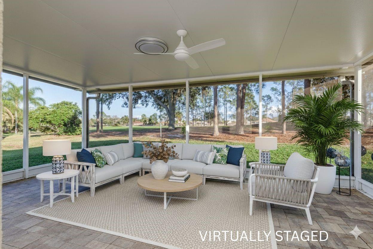 SCREENED LANAI - Virtually Staged