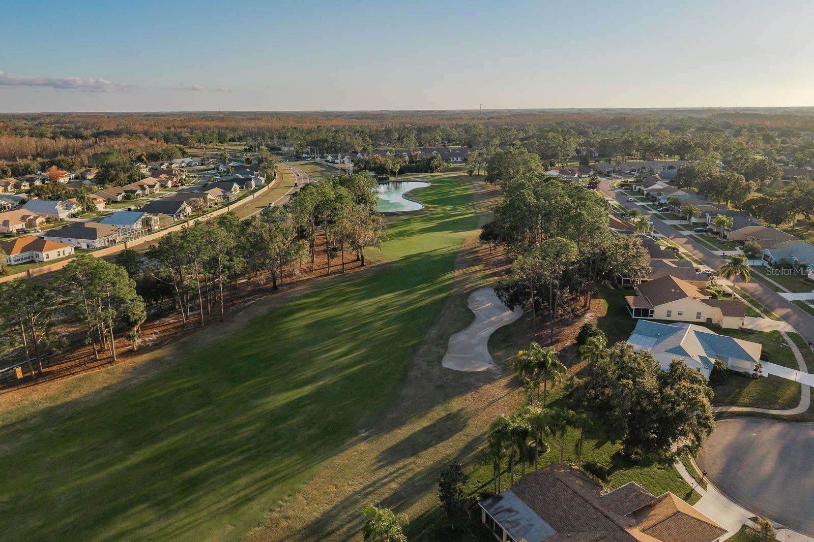 GOLF COURSE BEHIND PROPERTY