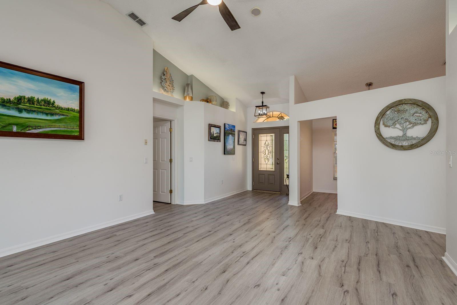 ENTRY AND LIVING ROOM