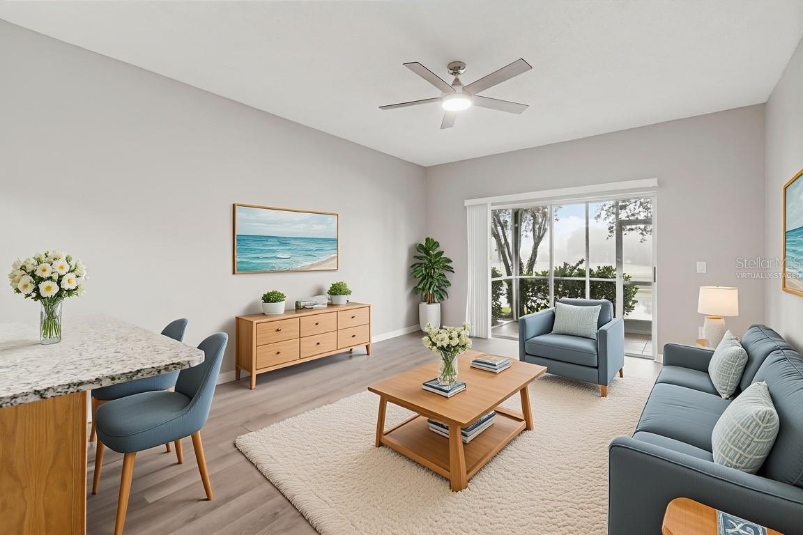 Living / Dining - Virtually Staged