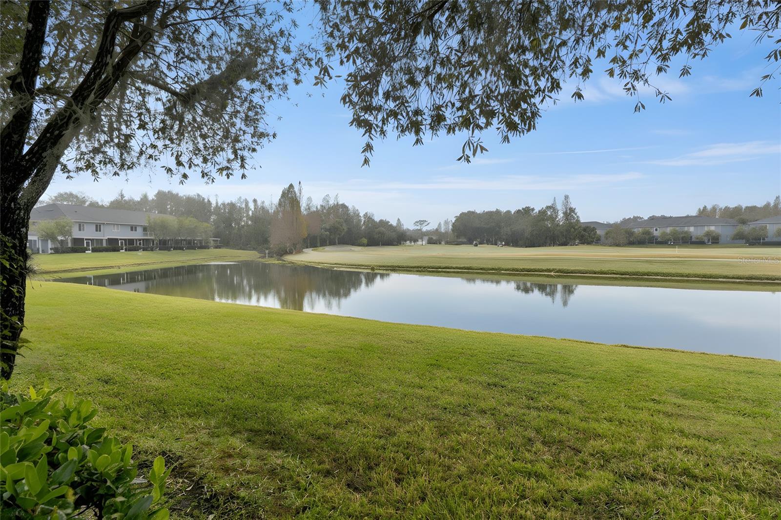 Pond and Golf Course View