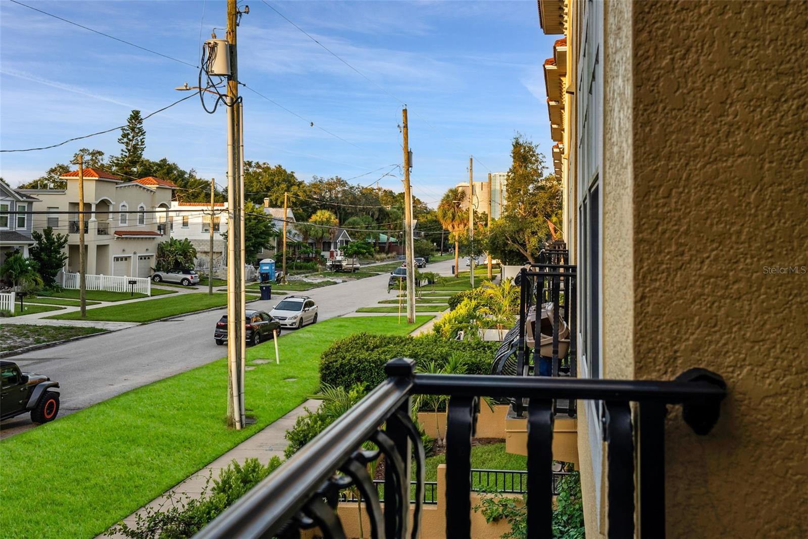 BALCONIES ON UPPER FLOORS
