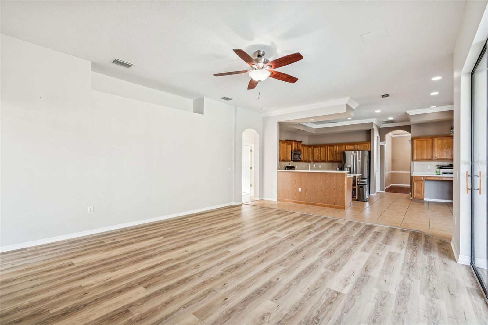 Family Room & Kitchen Combo- Open floor plan