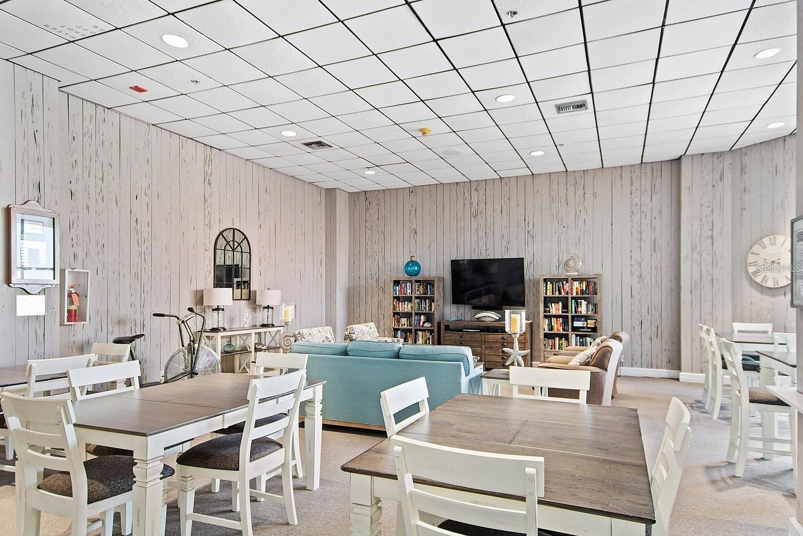 Club Room on 2nd level for social activities