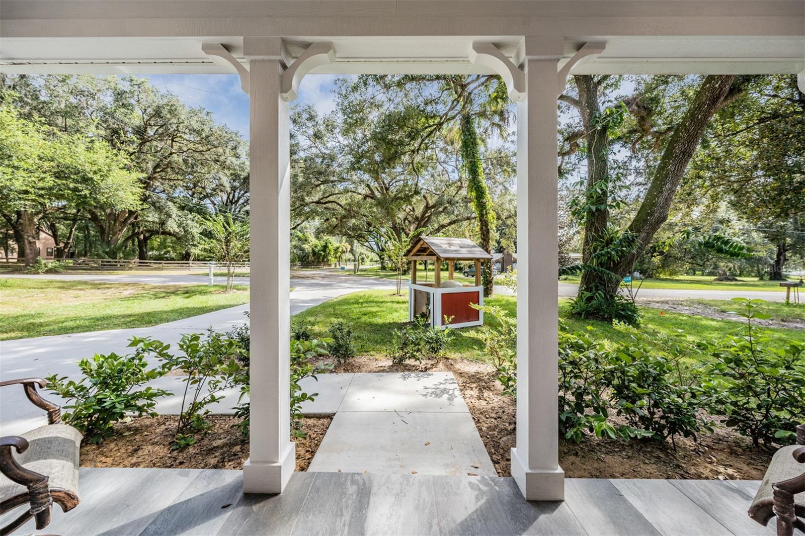 Serene natural views from front porch!