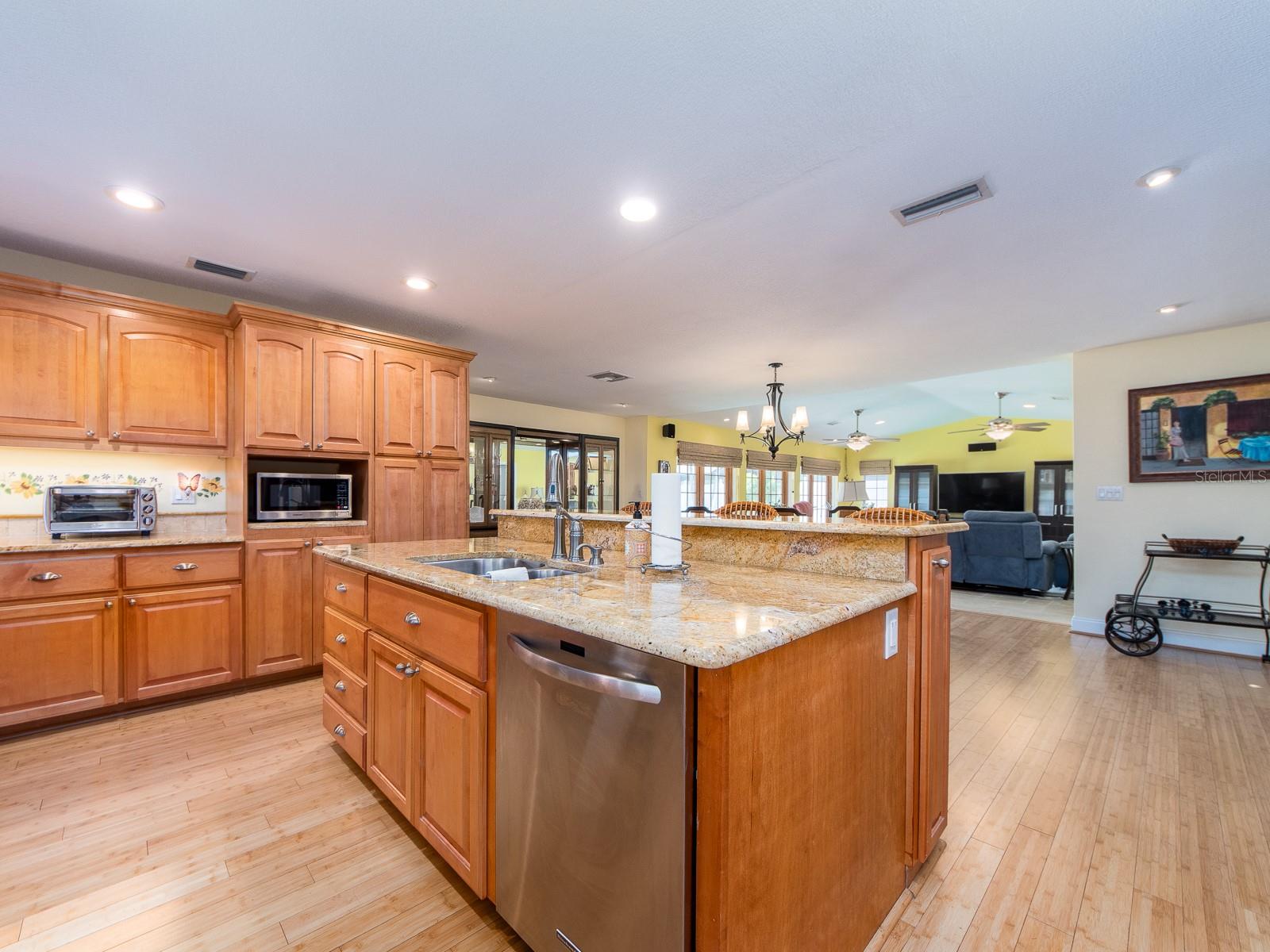 Large Island with updated appliances