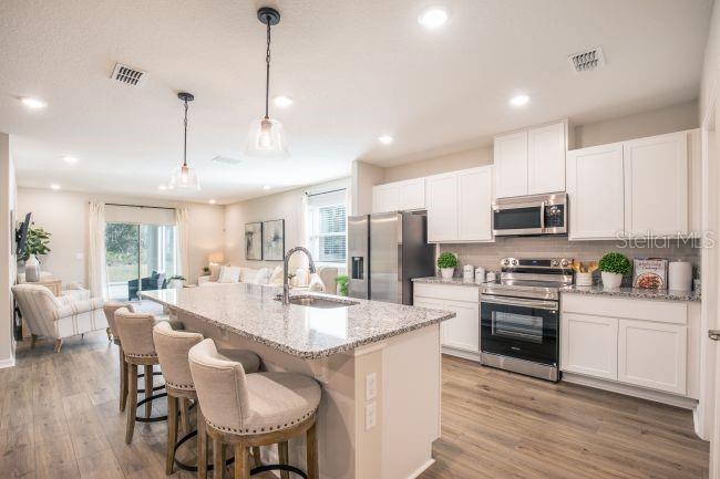 Model home - actual features may vary.