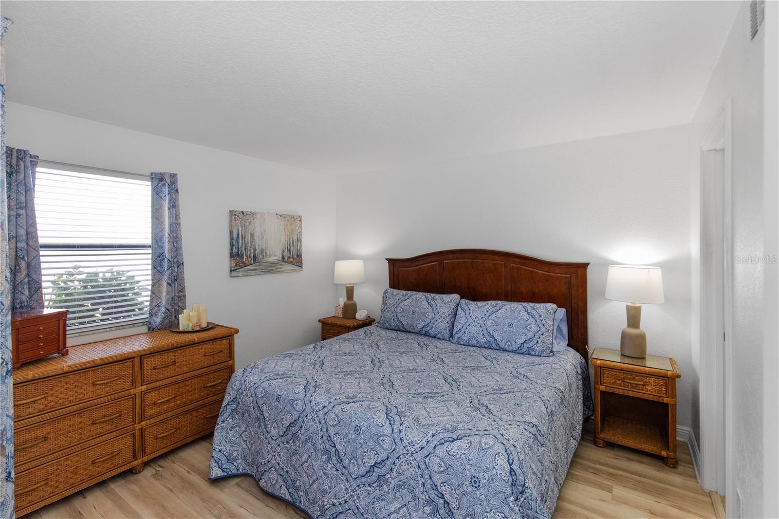 Primary bedroom has a view of the lake too