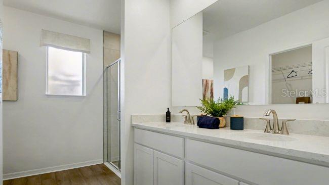 Model home - actual features may vary.