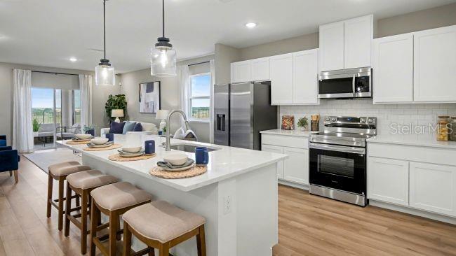 Model home - actual features may vary.