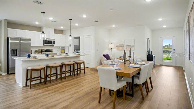 Model home - actual features may vary.