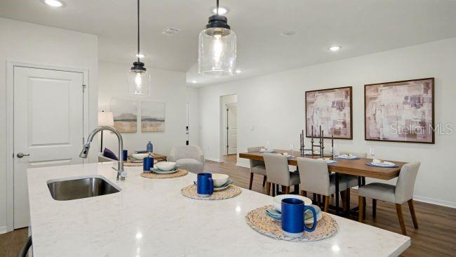 Model home - actual features may vary.