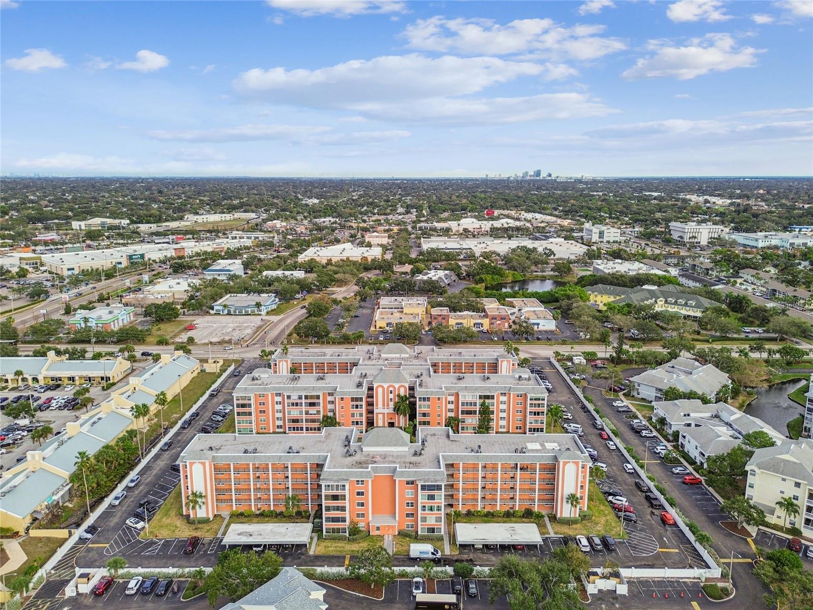 East view - 2 miles away is Home Depot, TJMax, Burlington, Marshalls