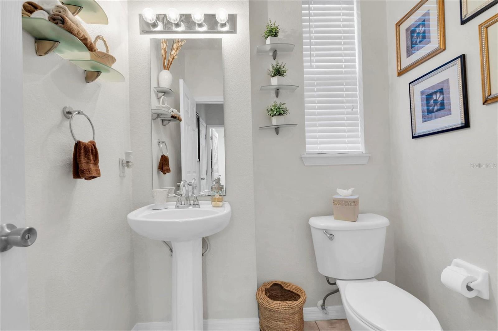 Half bath on first level