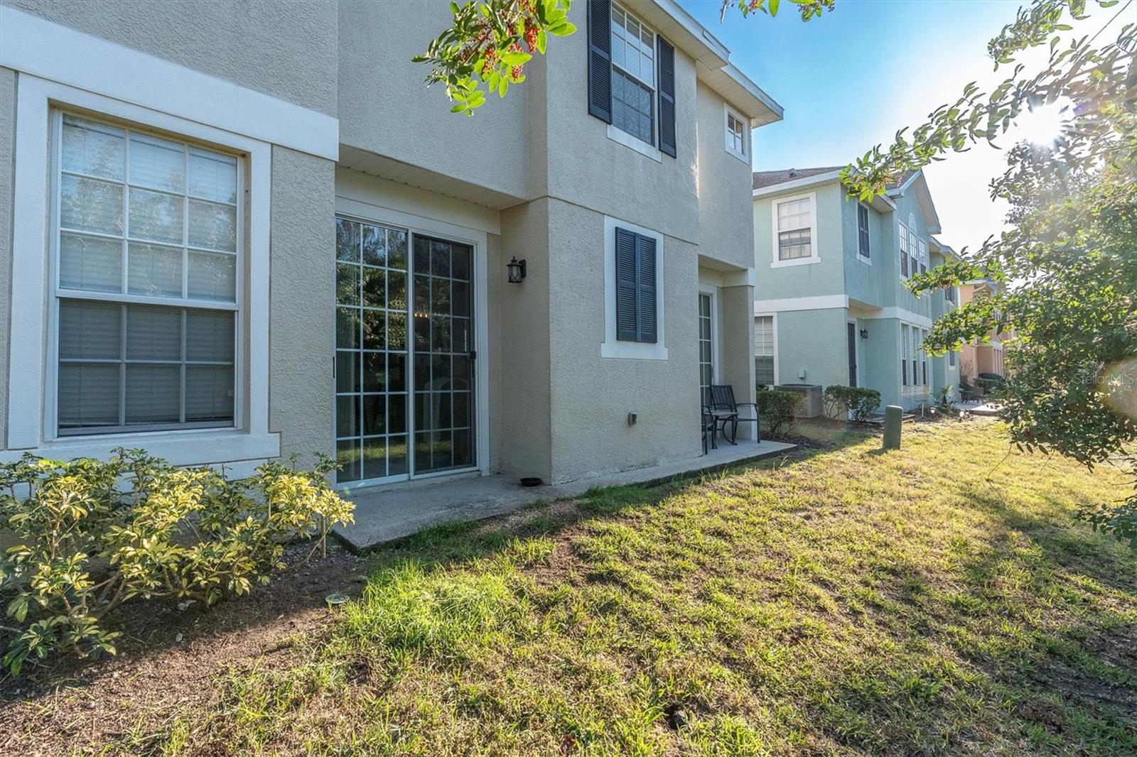 Rear area with patio