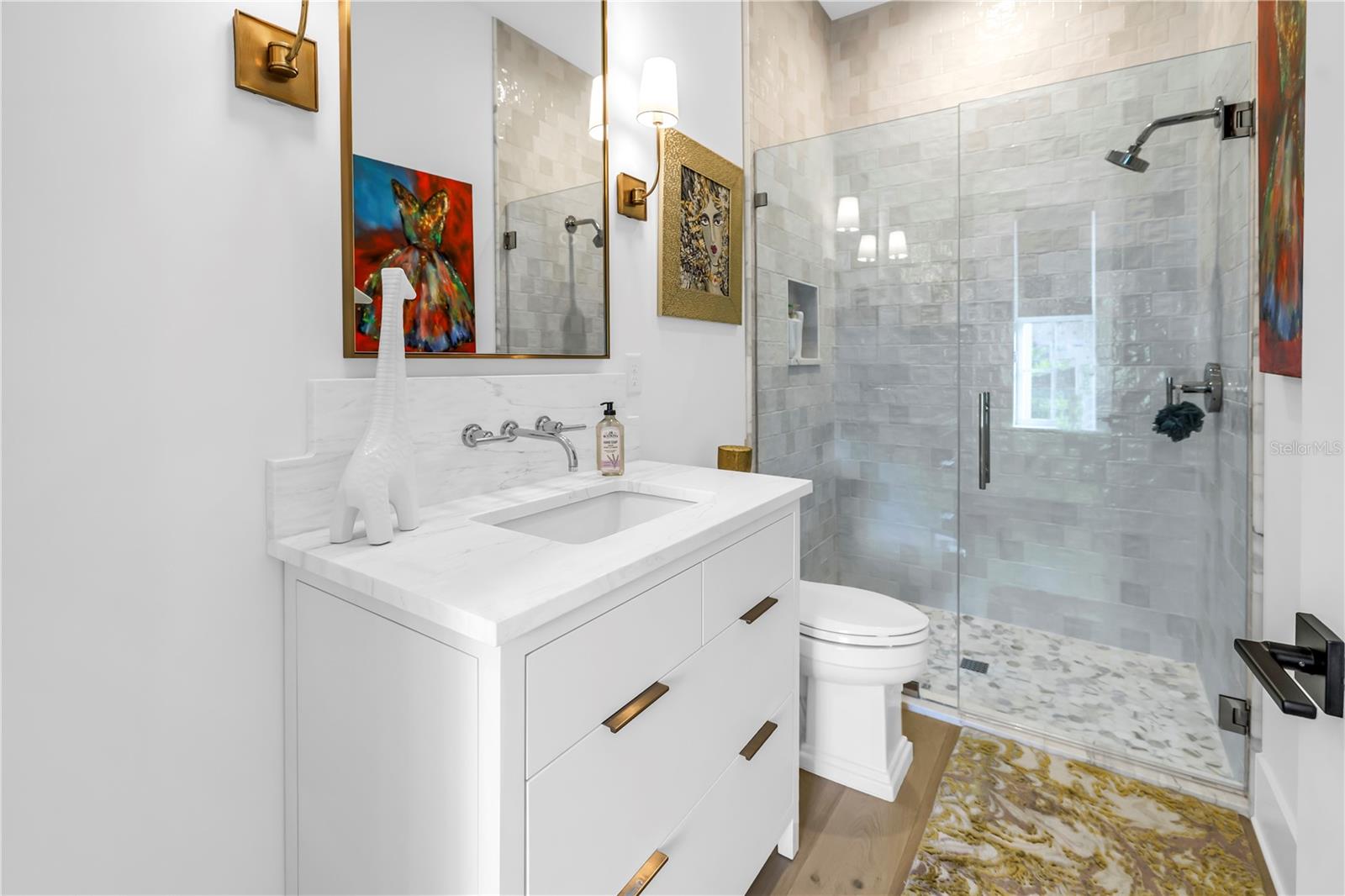 First floor full bath