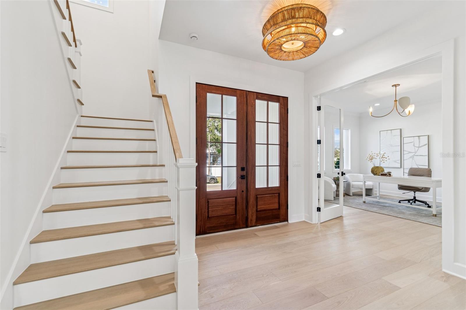 Foyer looking into office