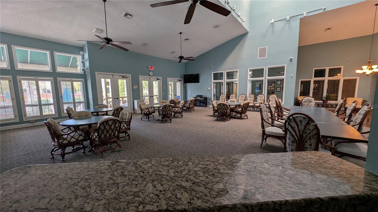 expansive clubhouse fantastic for big events