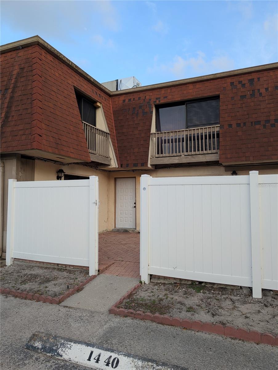 Front of home enterance