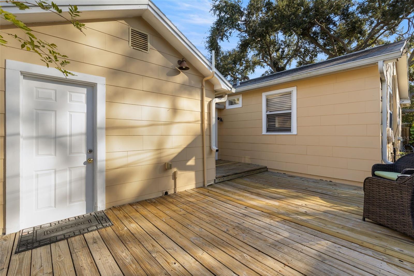 Private backyard perfect for pets and gatherings