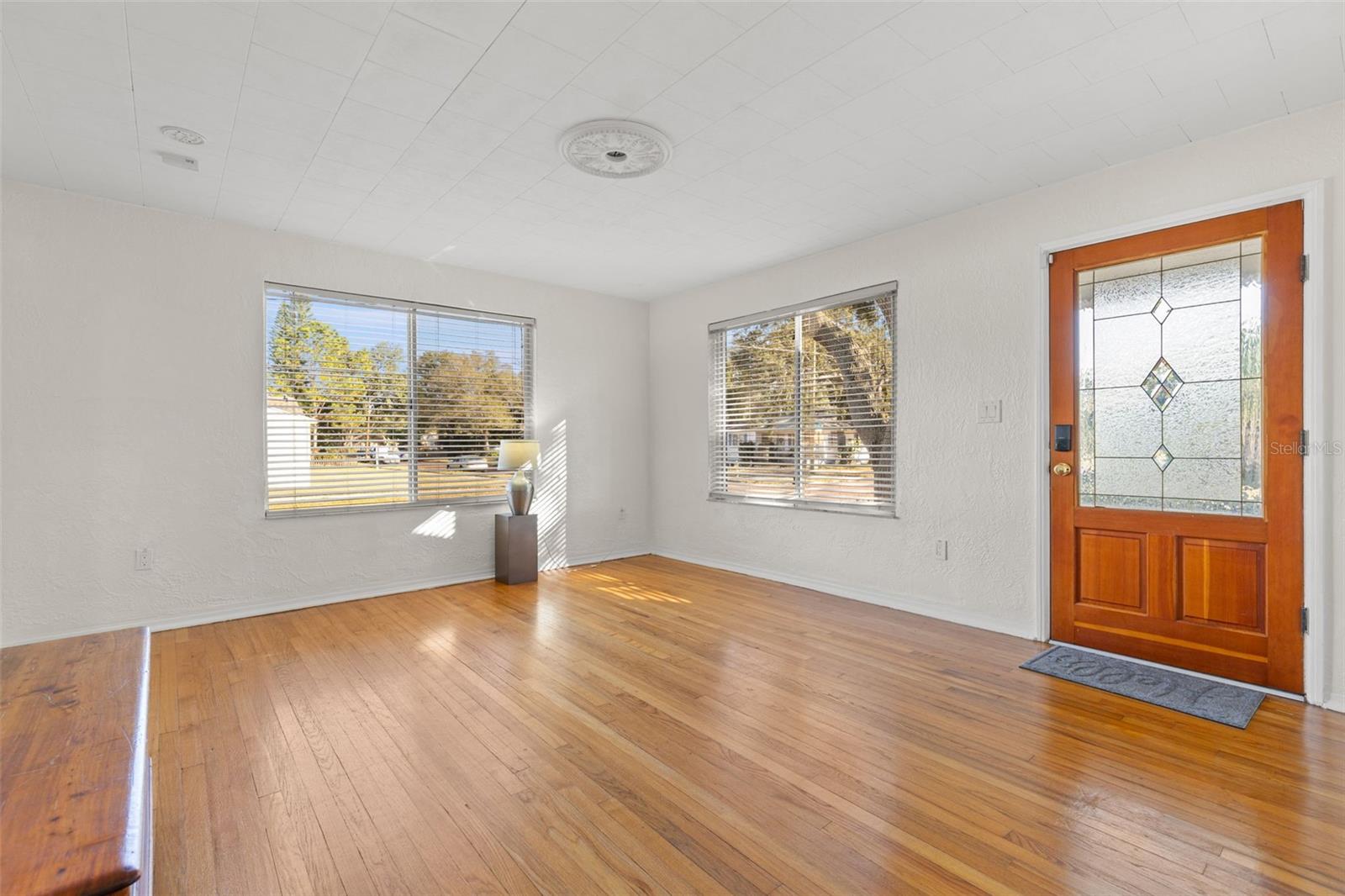 Spacious living area with abundant natural sunlight