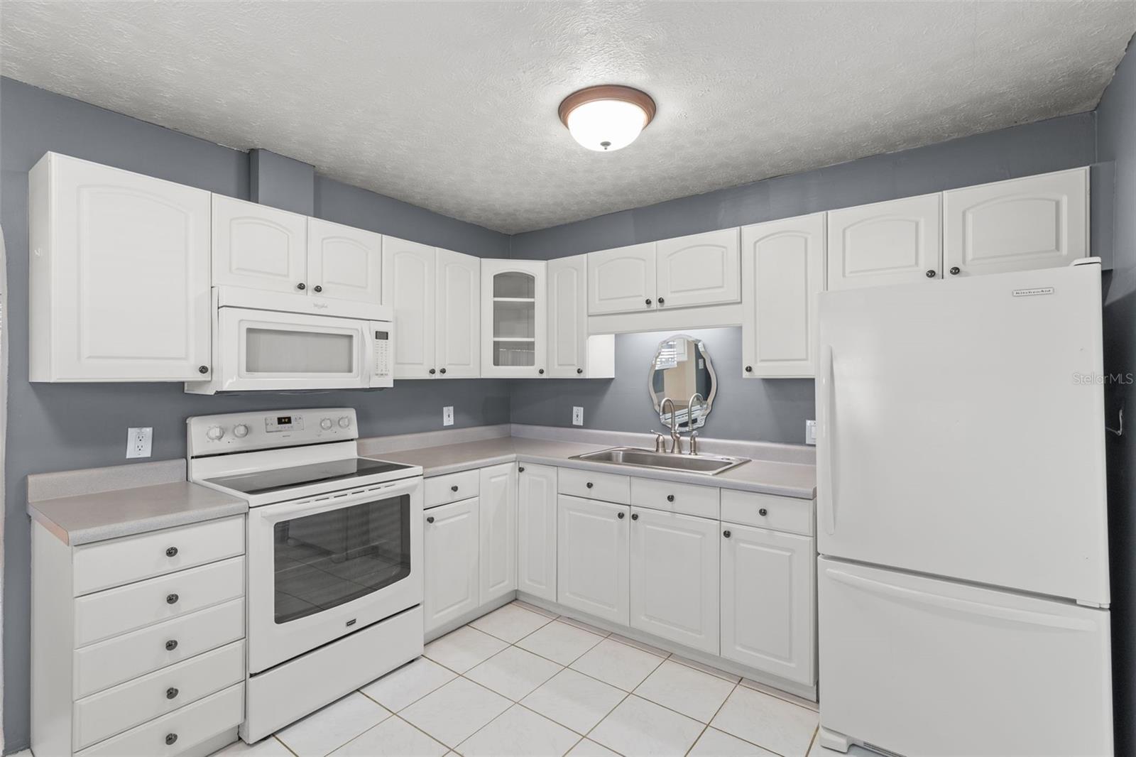 Kitchen with ample counter space and storage