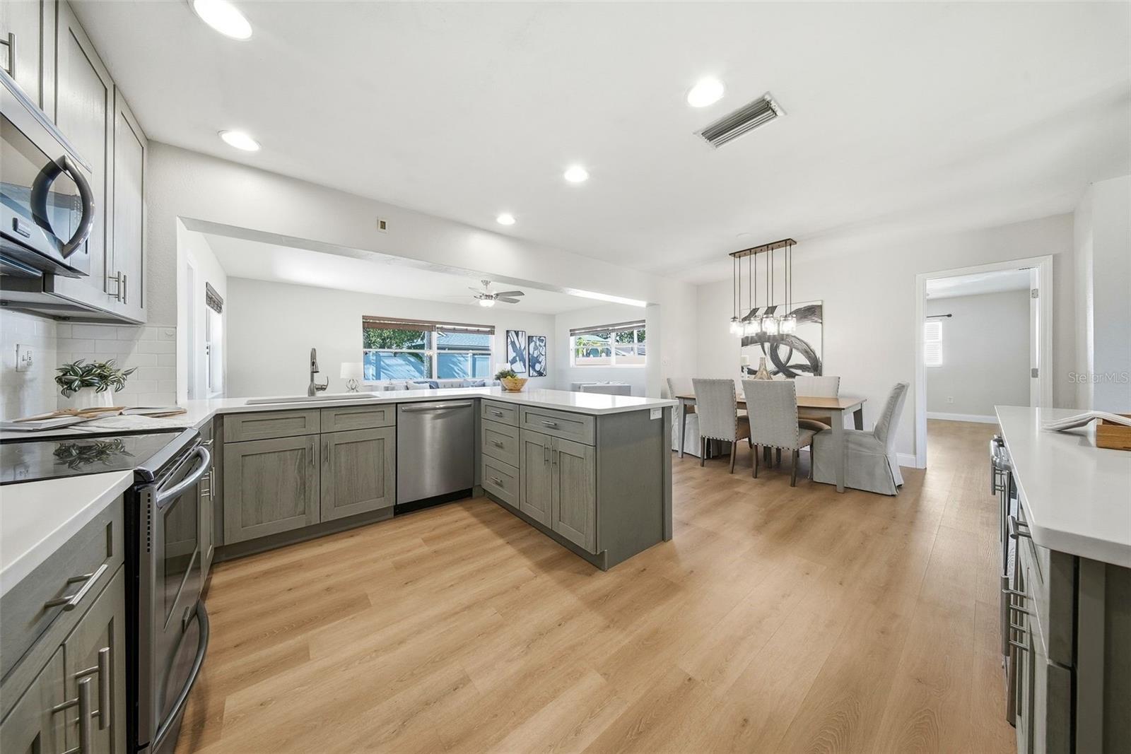 Kitchen Island for your morning snack.