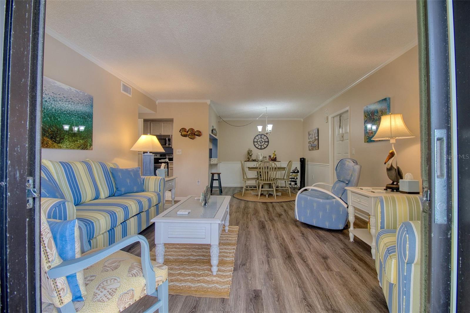 View inside from patio