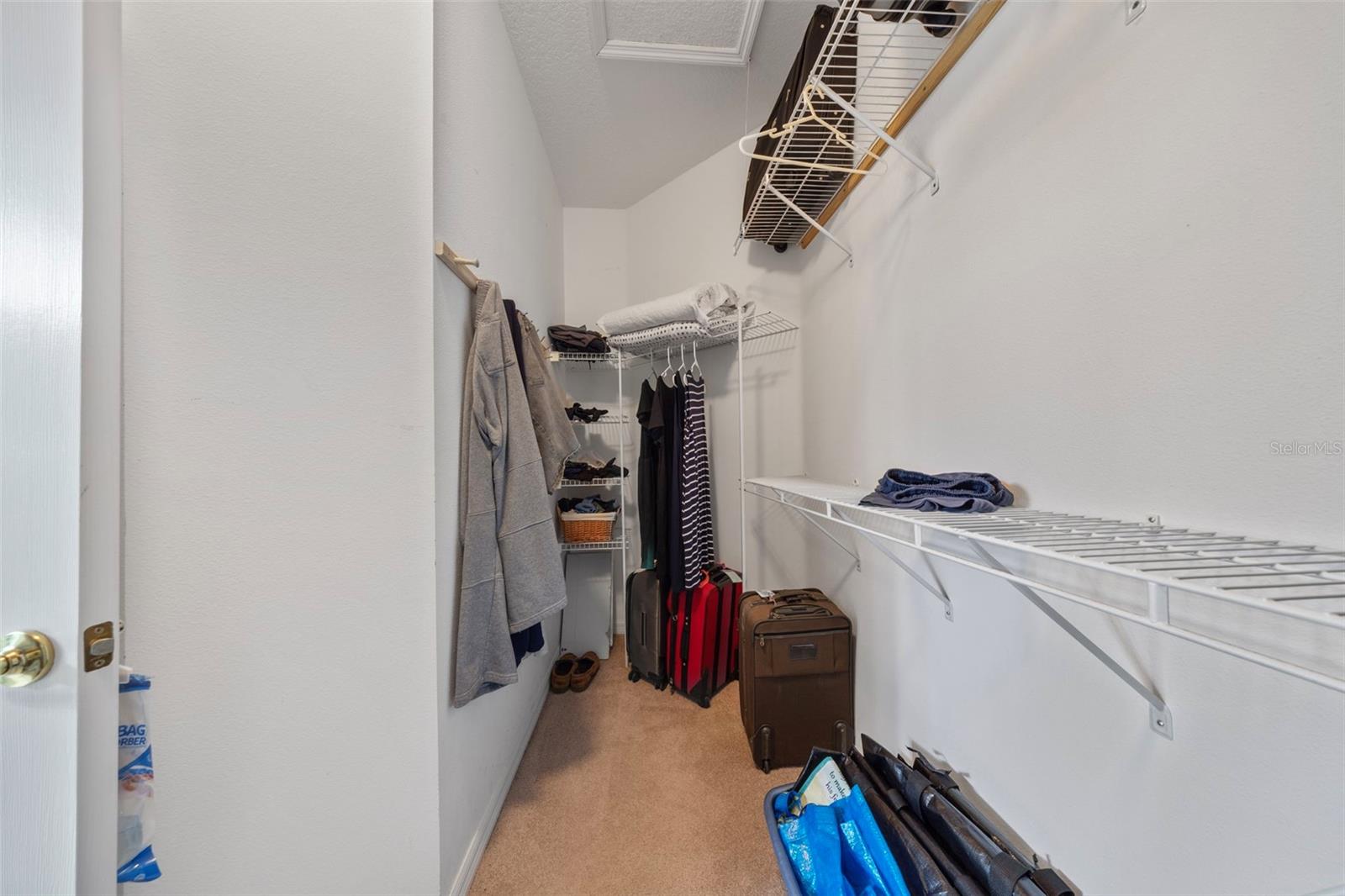 huge walk in closet