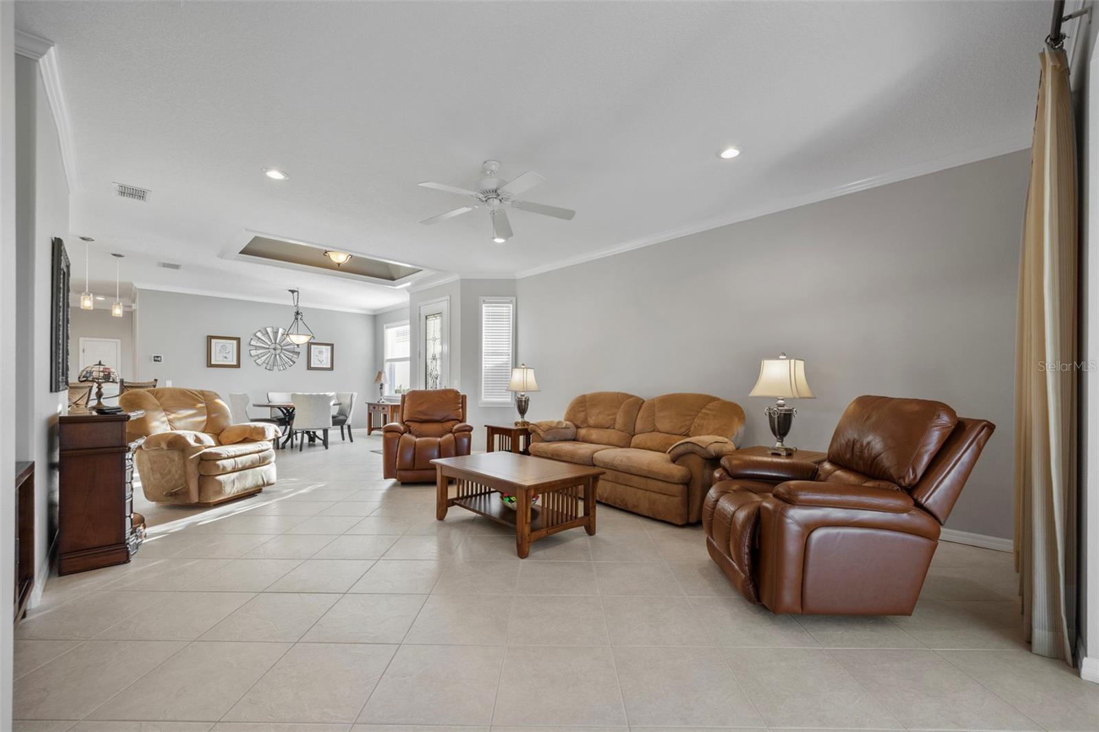 open plan living space