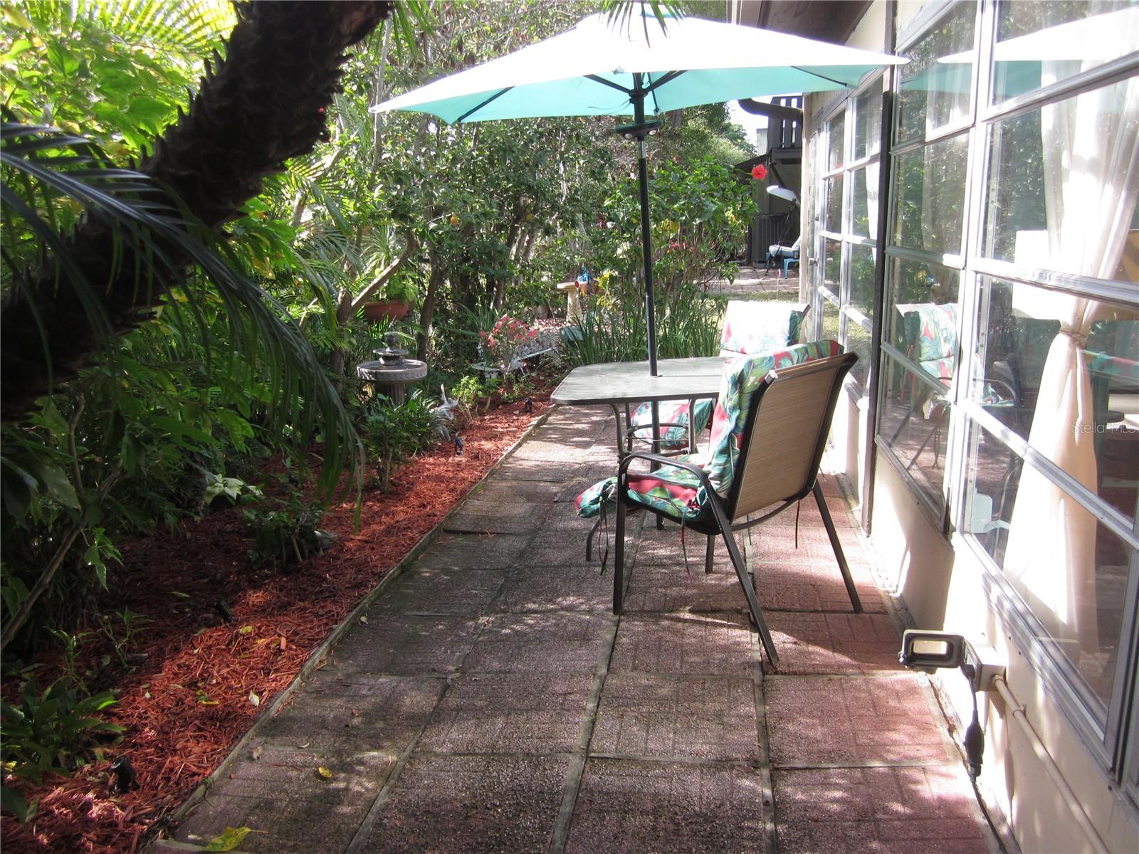 Alt. View of back patio